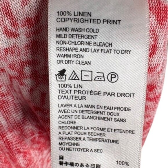 Tommy Bahama 'Dahlia Medallion' Soft Linen Maxi Dress - Reds/Pinks/White - M - Picture 12 of 12